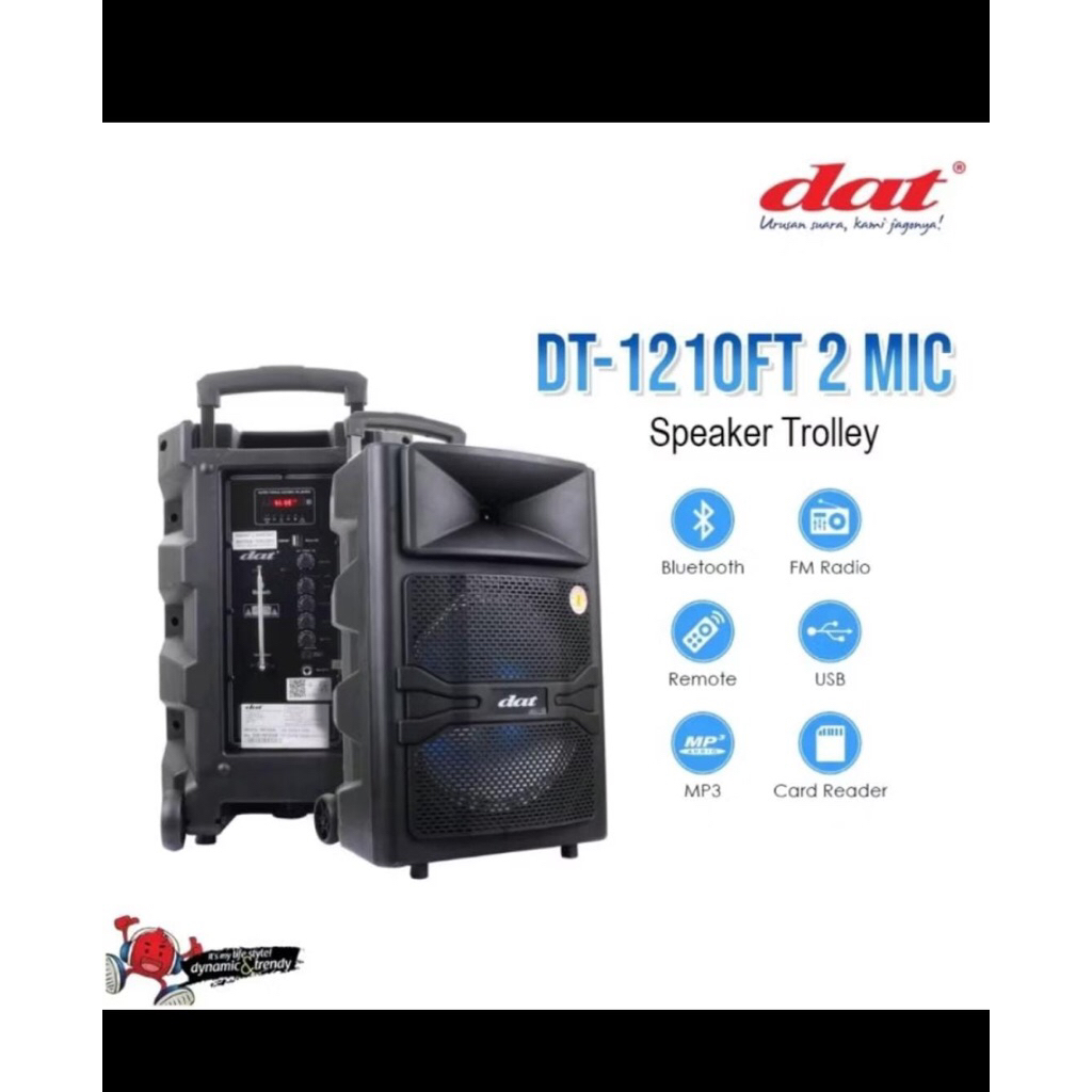 DAT SPEAKER  DT121OFT 2MIC TERMURAH