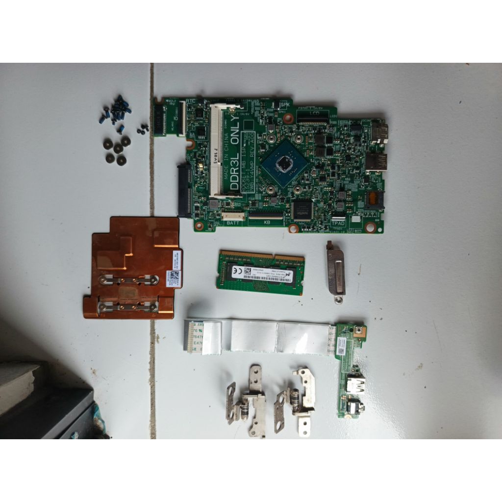 Paket Lengkap Komponen Notebook Dell - Motherboard Intel Celeron N3060