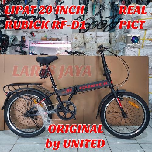 SEPEDA LIPAT 20 INCH TERMURAH , LIPAT 20 RUBICK RF 01 BY UNITED , LIPAT 20 INCH RUBICK