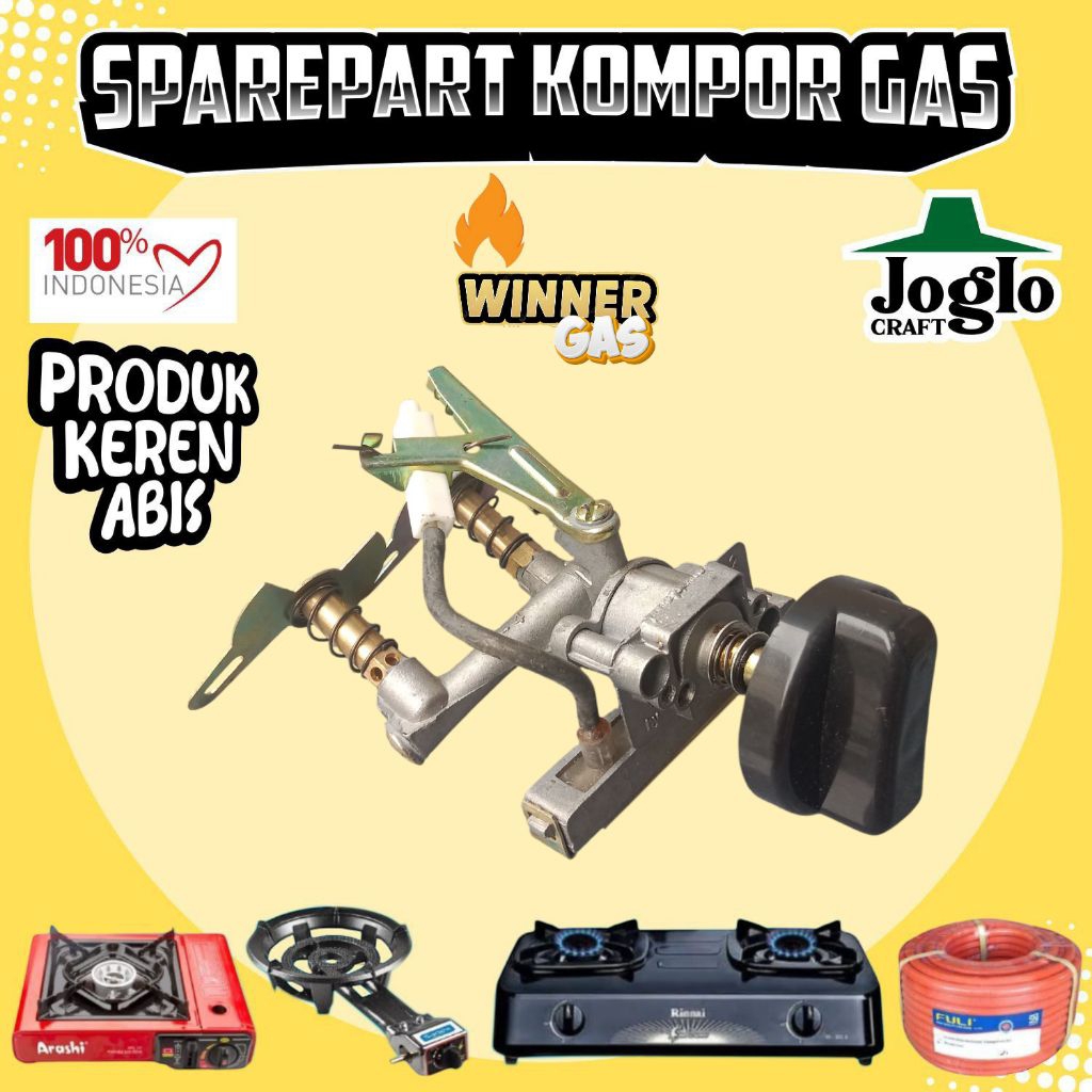 Mesin pemantik kompor gas double 2 spuyer kompor gas rrt / umum