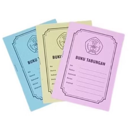 

BUKU TABUNGAN ISI 12 LEMBAR | BUKU TABUNGAN SEKOLAH
