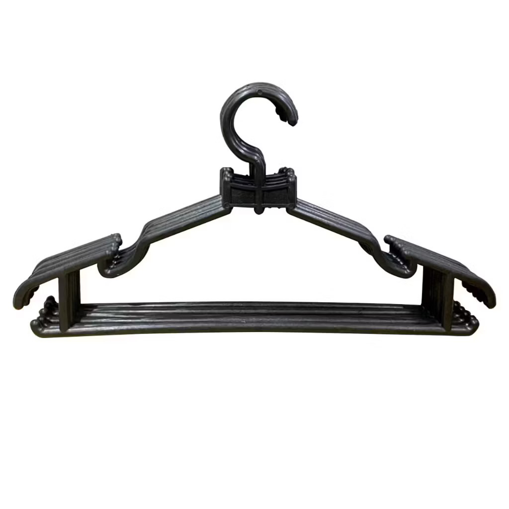 

1 lusin 12PCS Hanger baju plastik gantungan baju celana laundry