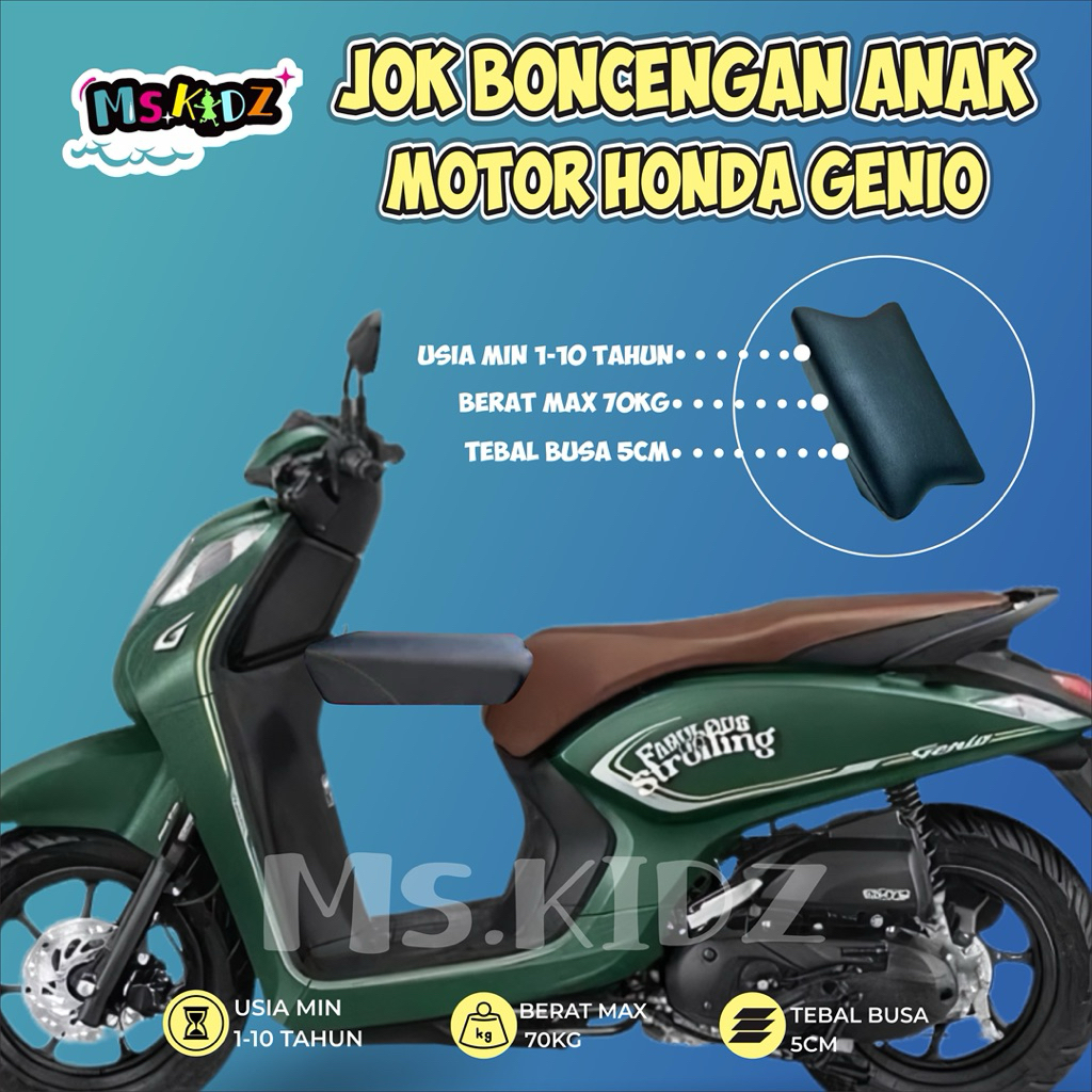 Jok Boncengan Anak Motor Honda Genio Dudukan Anak Untuk Motor Honda Genio Premium