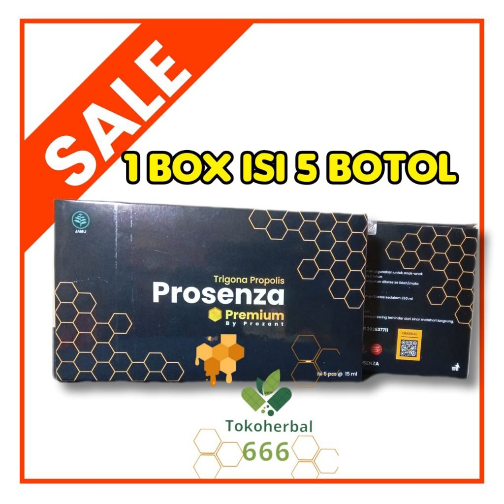 Propolis Prosenza 1 box isi 5 botol Asli original
