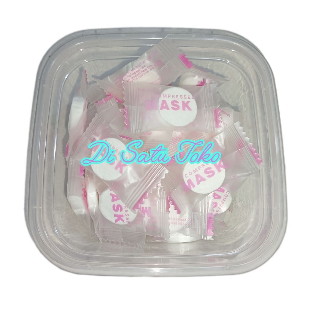 DIY Compressed Mask | Masker Kertas | Masker Tissue | Masker Wajah - Di Satu Toko