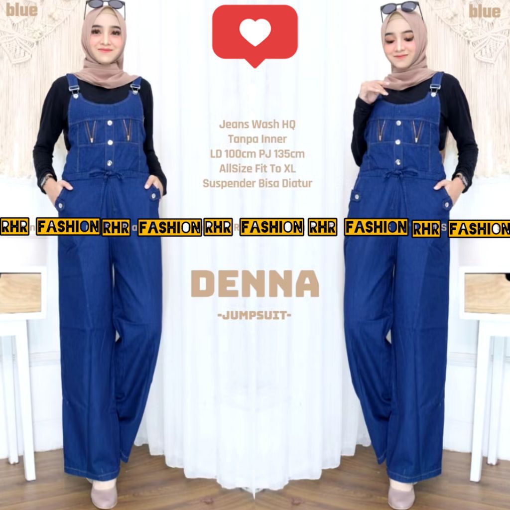OVERALL JEANS CELANA - OVERALL JEANS WANITA KEKINIAN - OVERALL JEANS JUMPSUIT