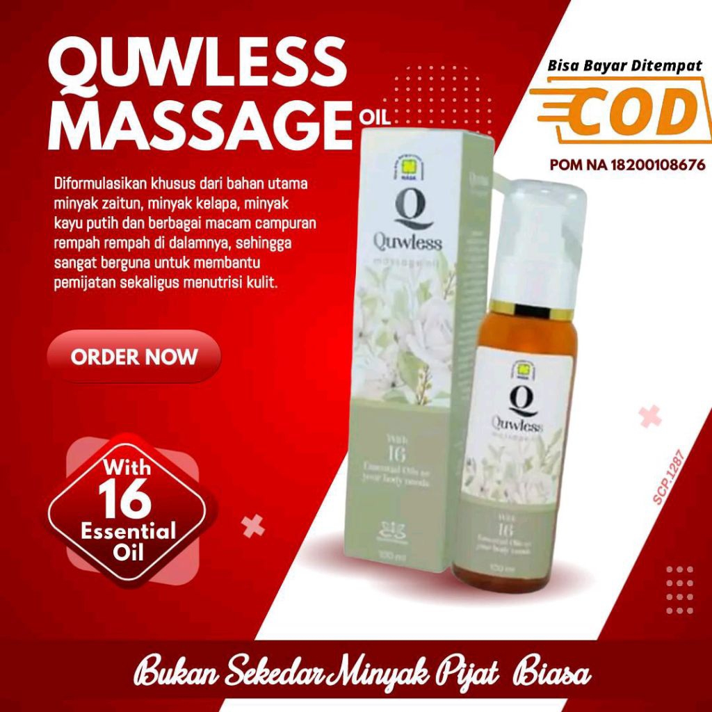 Quwless Massage Oil Herbal Alami