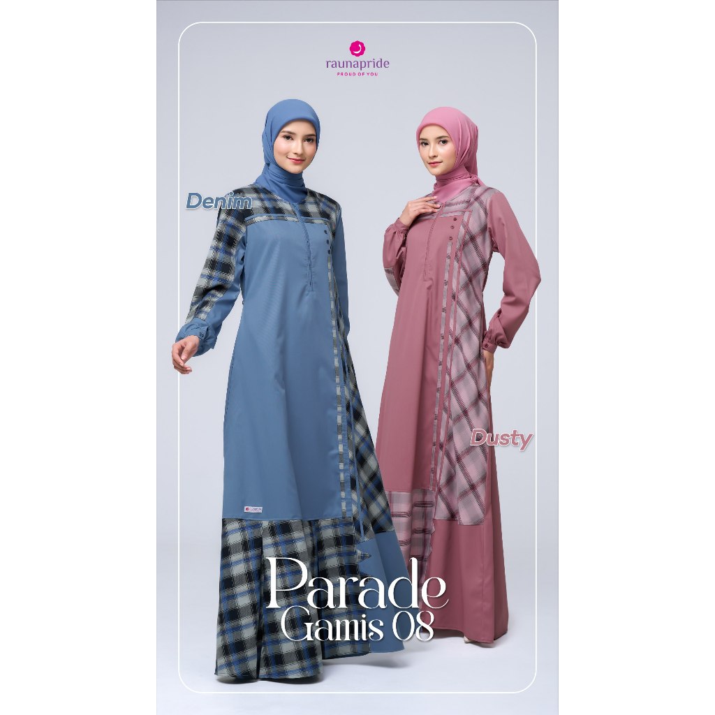 TERMURAH GAMIS RAUNAPRIDE PREMIUM COCOK UNTUK OUTFIT LEBARAN, KONDANGAN & DAILY KEKINIAN