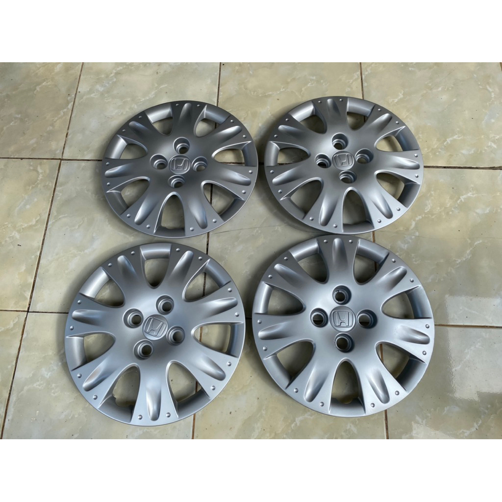 wildof wheldop dof cover tutup velg mobil kaleng honda brio ring 14 original
