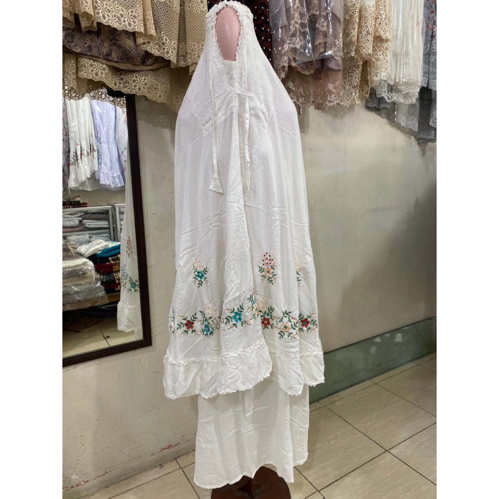 Mukenah Katun Rayon Bordir