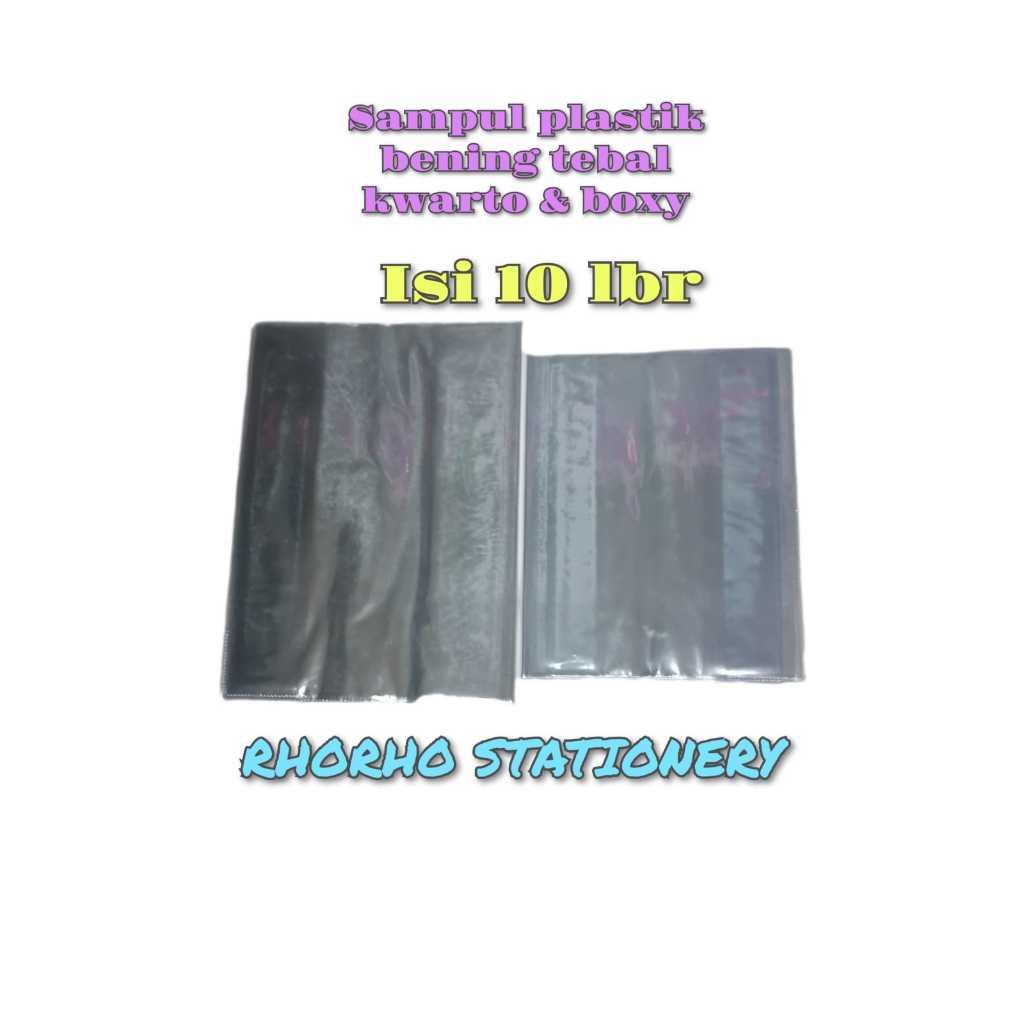 

Sampul Buku Plastik Tebal Qwarto dan boxy