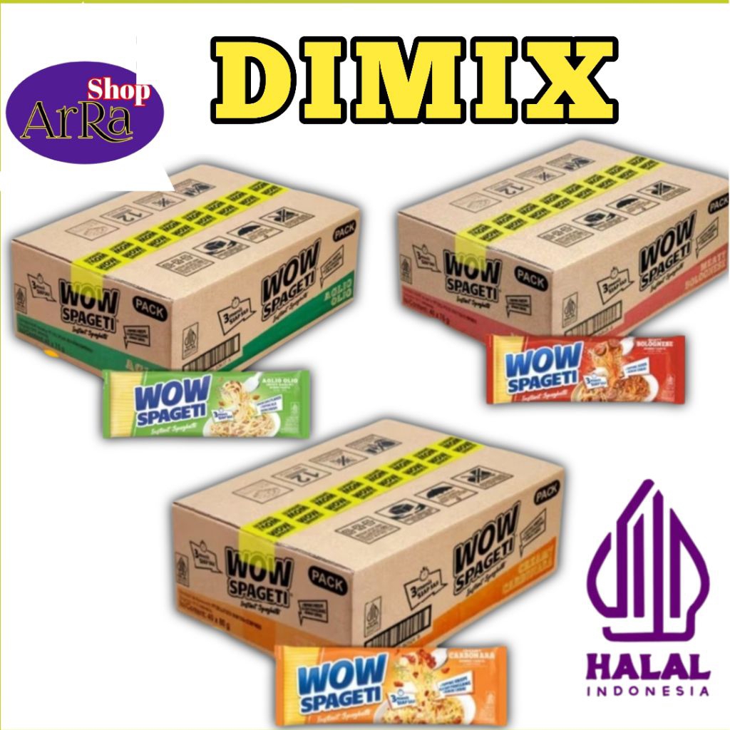 

wow spageti 1 dus/ karton Dimix