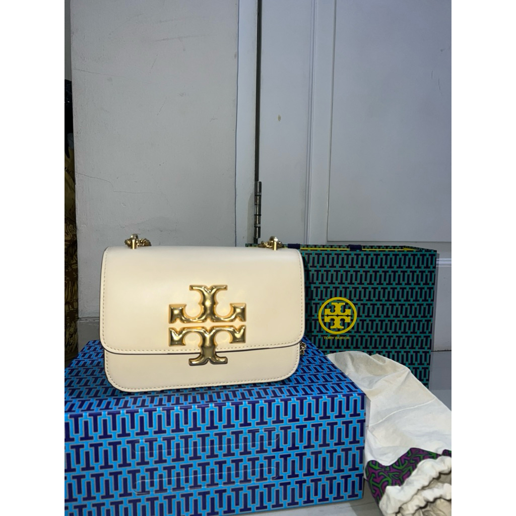 Tory burch eleanor small white preloved