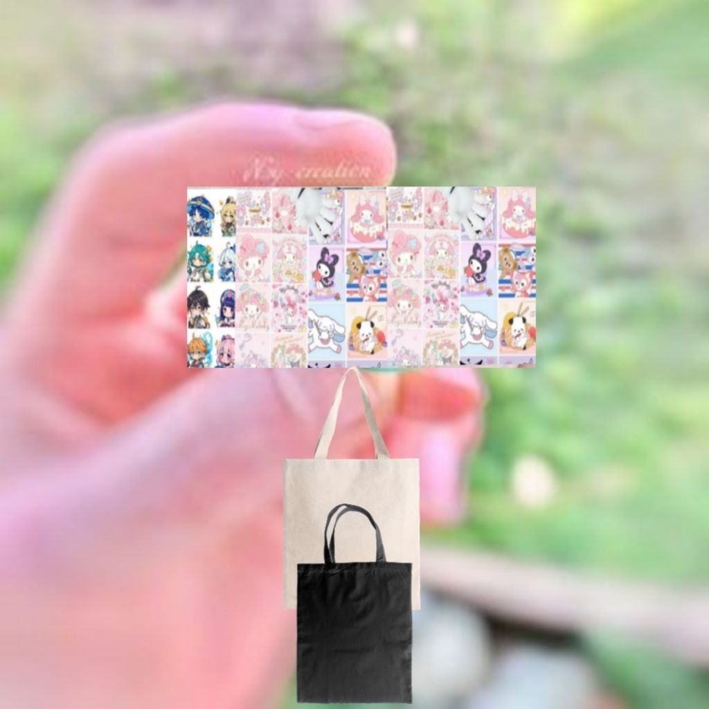 

(Baca Diskripsi) Stker Cinnamoroll, Stker Spongebob, Stker My Melody, Stker Patrick, Stker Kuromi, Stker Sanrio, Stker Random, Stker kecil, TAS Belanja - Tas Hari Raya - Tas Souvenir - Tas Kado - Tas Jinjing - Tas Spunbond Goodie Bag