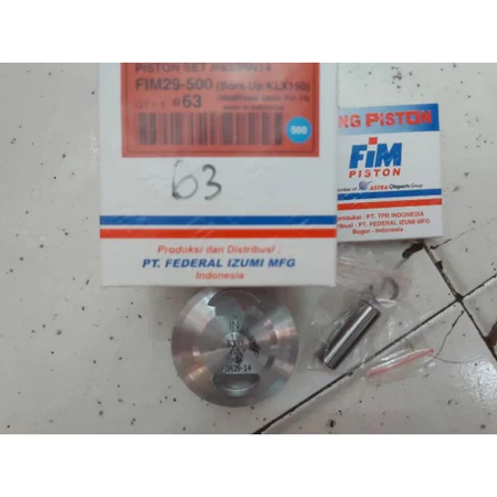 Piston kit fim 29 modifikasi KLX pen 14 61 61.5 62 62.5 63 63.5 64