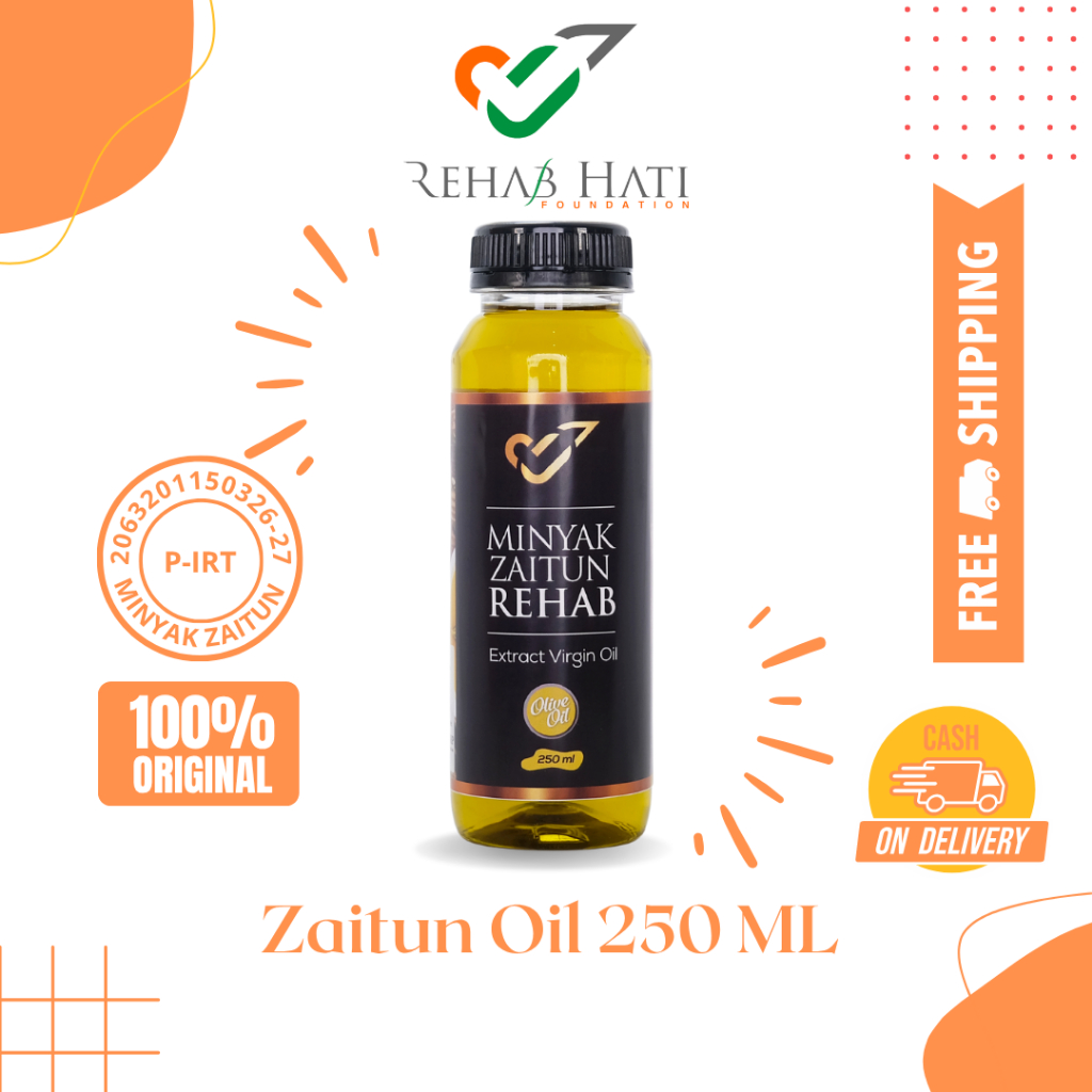 

Minyak Zaitun Extra Virgin 250ml - Rehab Hati | Olive Oil Murni untuk Kesehatan