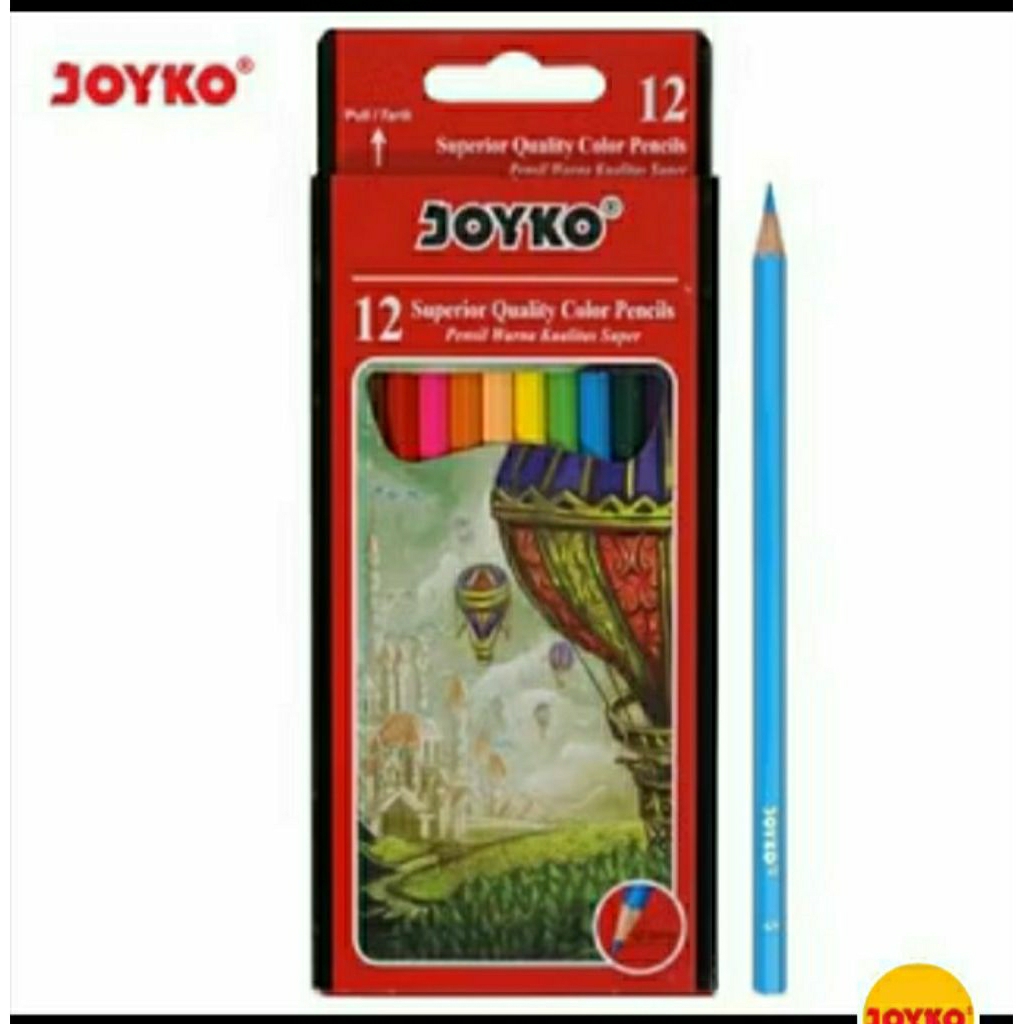 

joyko pensil warna superior Quality color pencils hexagonal grip