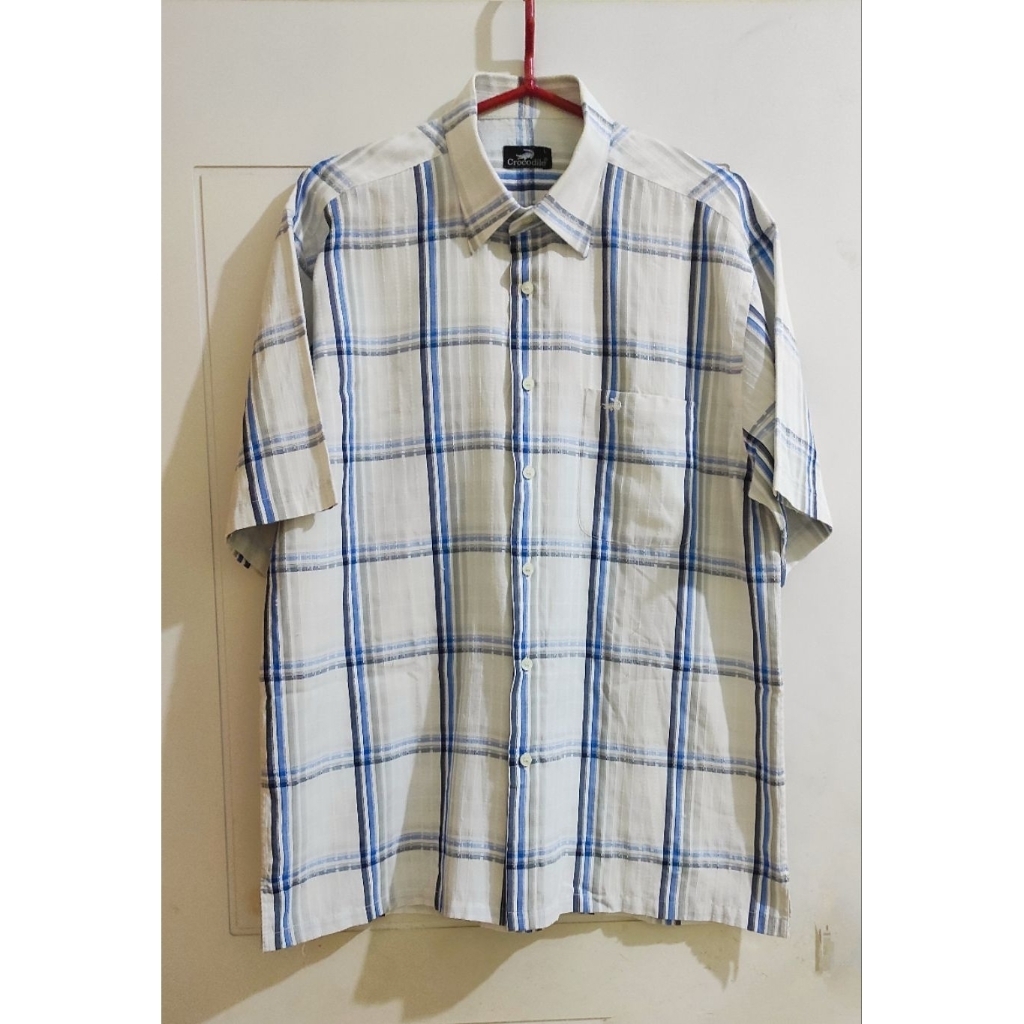 Kemeja Lengan Pendek Pria Crocodile Preloved