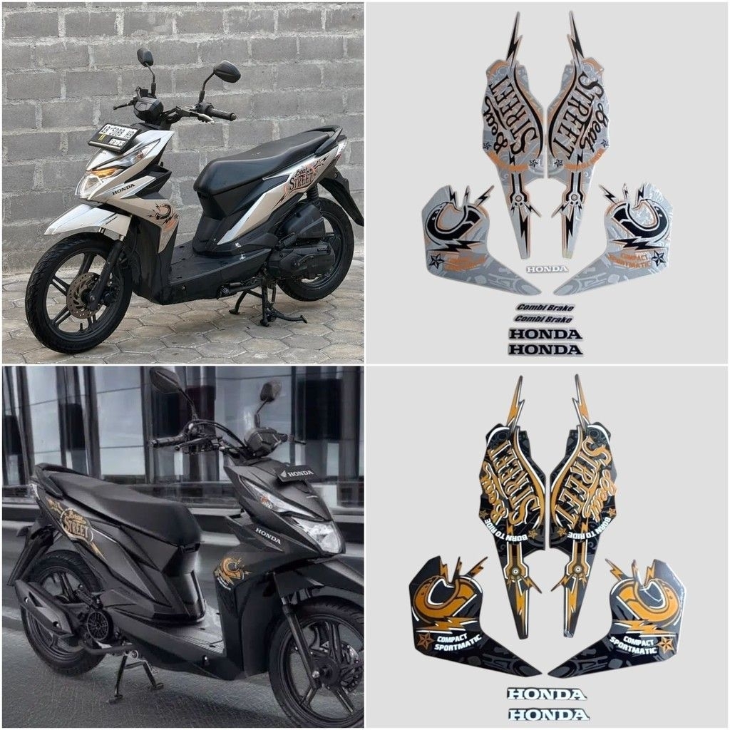STICKER STRIPING MOTOR BEAT STREET 2019