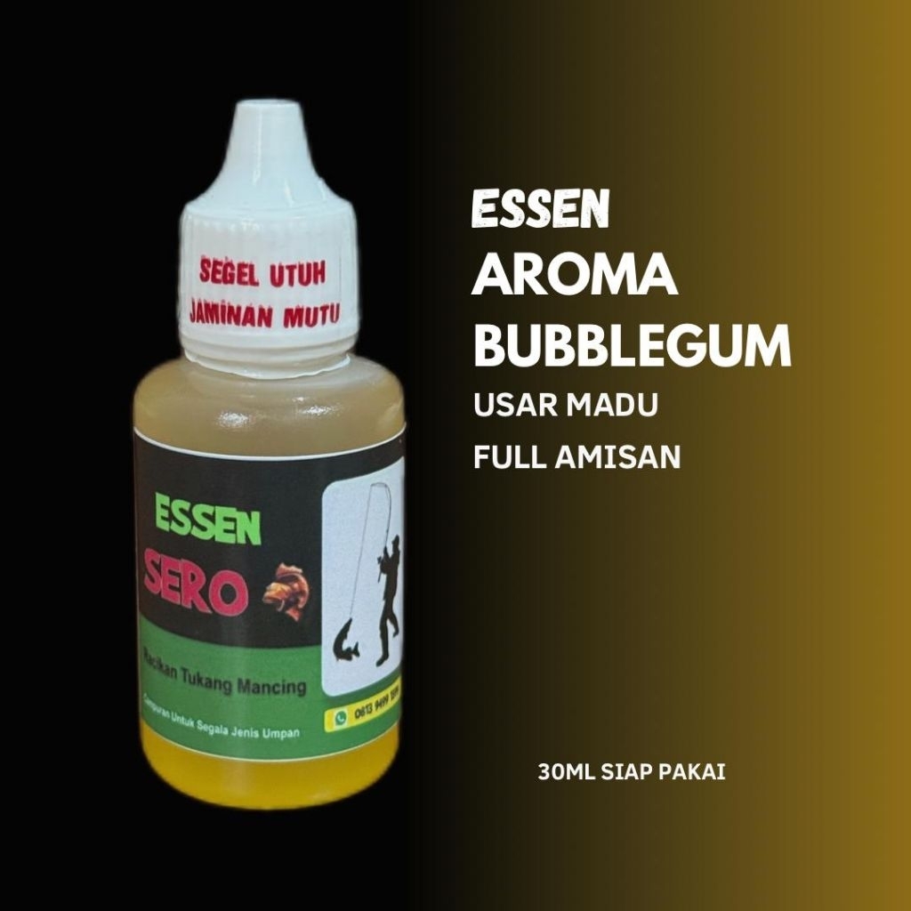 Essen Bubblegum Usar Madu Amis Gurih 30ML Siap Pakai/Essen Harian dan Lomba/Essen Sero Original