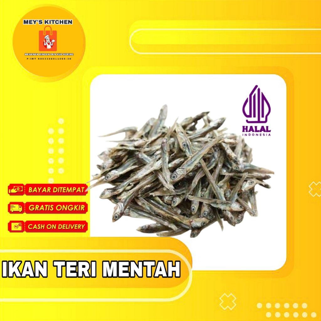 

Ikan Teri Kecil Segar Ikan Asin Teri Segar | 250 Gram