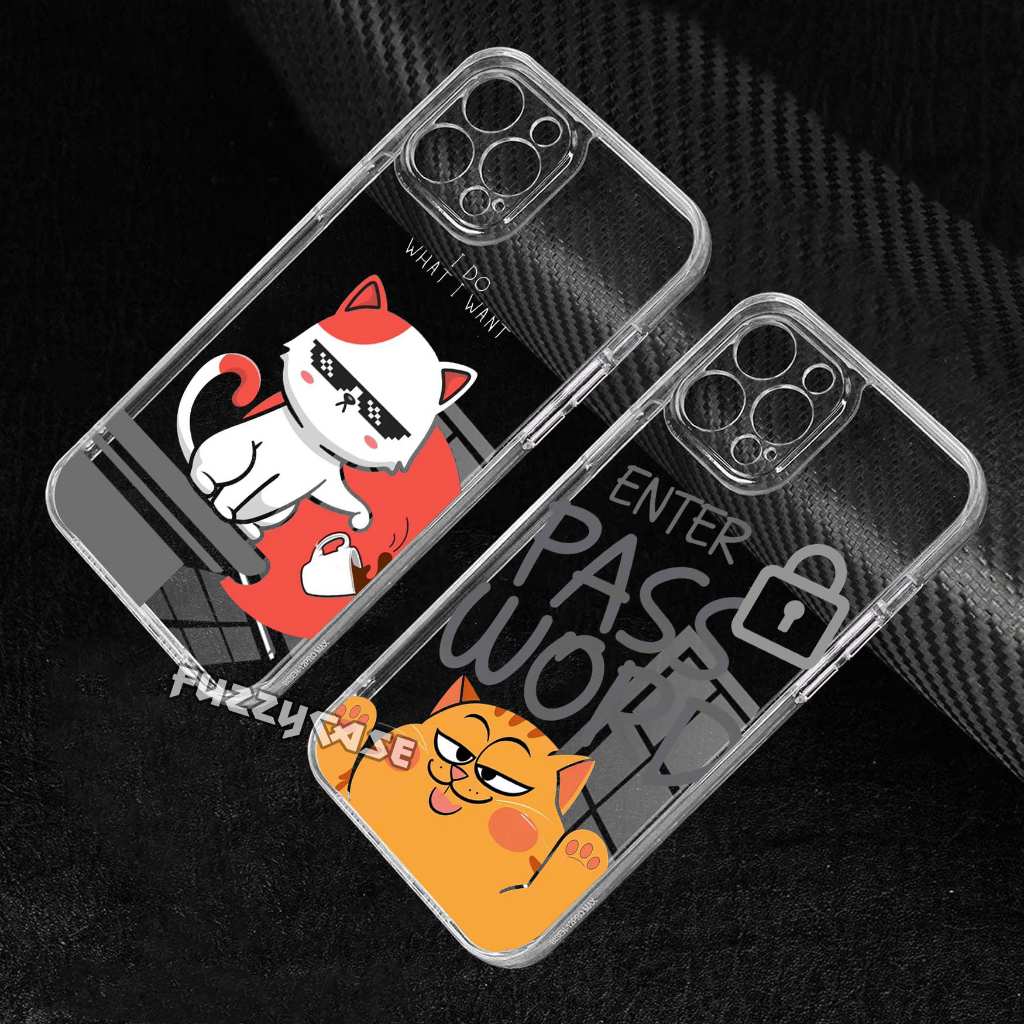 Softcase Transparant Cartoon For VIVO V40 lite Y28 4G Y17S Y20 Y12S Y20S Y12 Y17 Y91C Y1S Y35 Y36 Y0