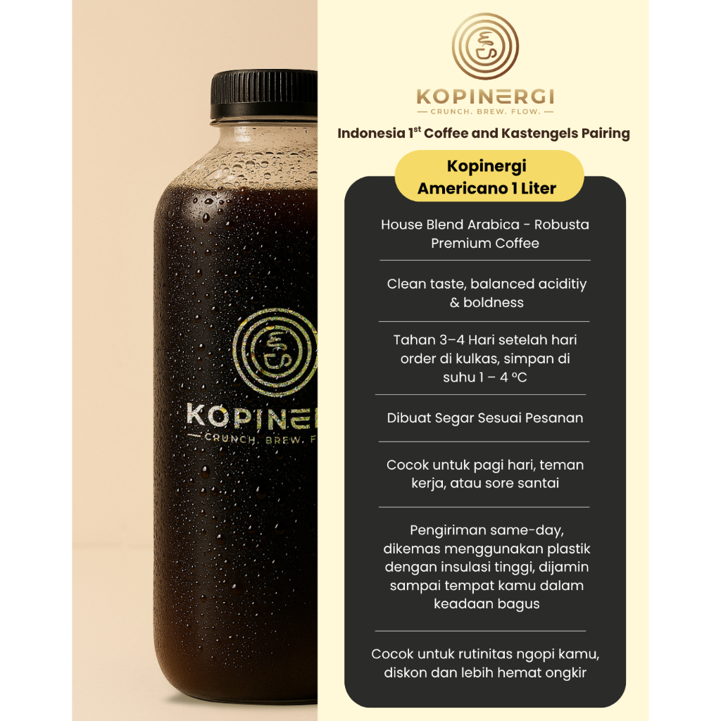 

Kopinergi Americano 1 Liter