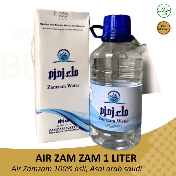 

Air zam zam 100% 1liter asli kemasan original