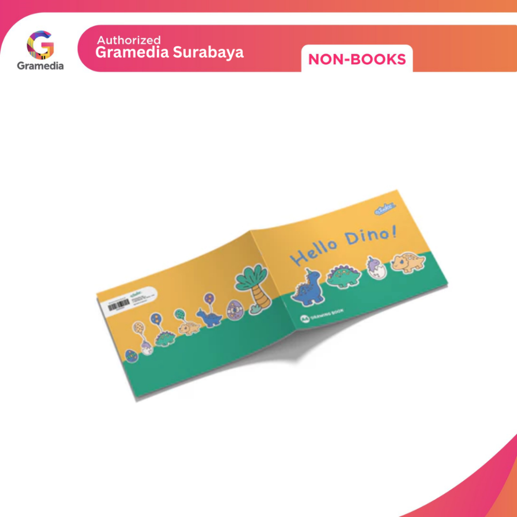 

Gramedia Surabaya - ESTUDEE DRAWING BOOK A4 K DINO