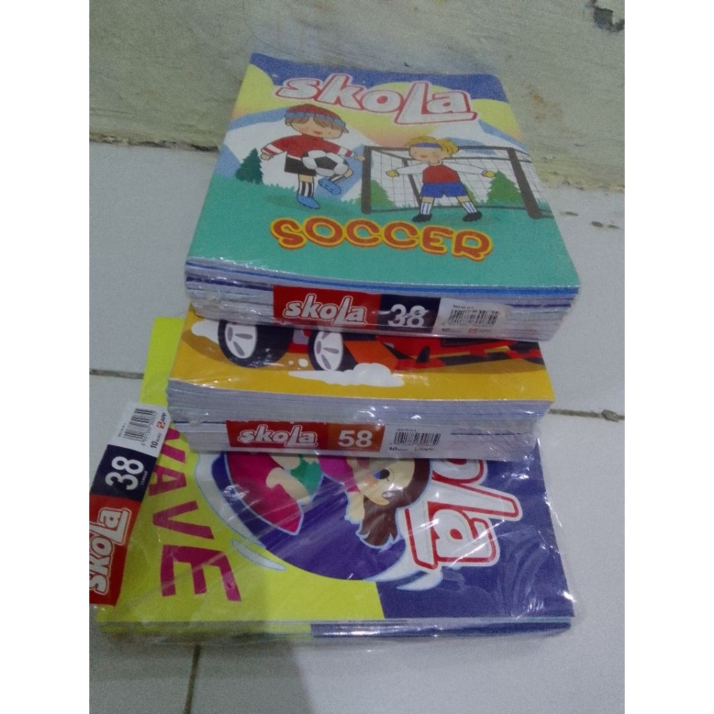 

Buku Tulis Skola by Sidu isi 38 dan isi 58