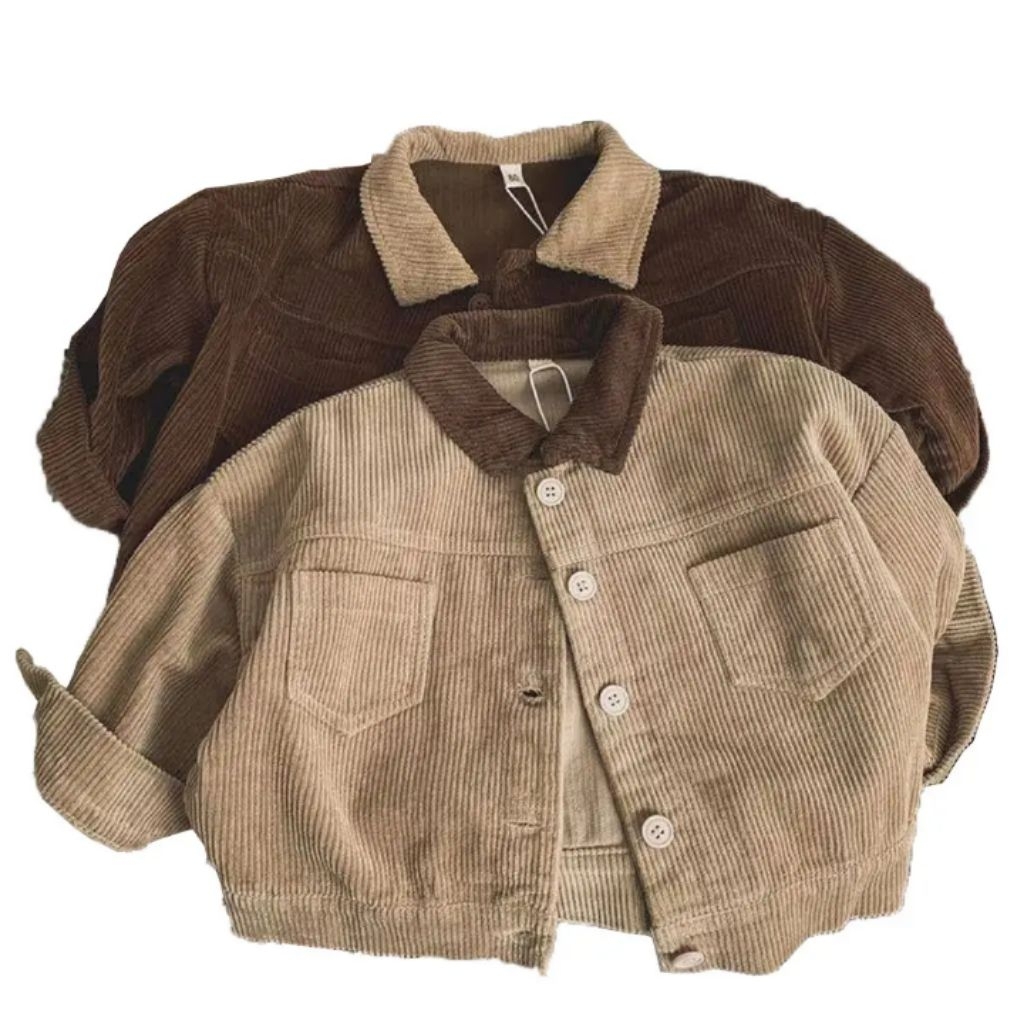Jaket anak Corduroy jaket anak laki laki perempuan bahan Corduroy jaket anak unisex Corduroy