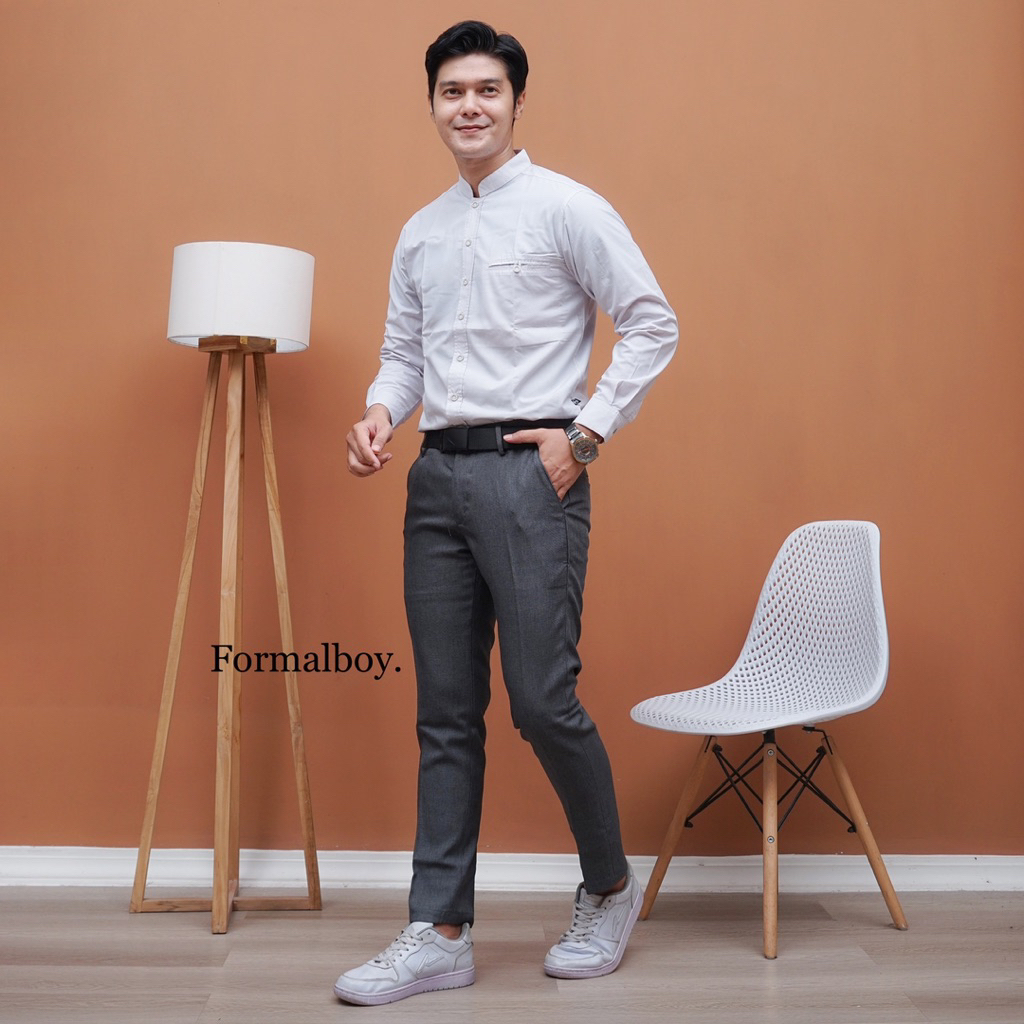 Celana Kantor Pria Skinny | Nyaman & Terjangkau Formal