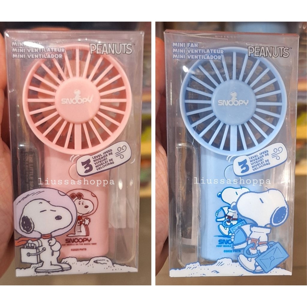 Kipas Angin Miniso - Snoopy The Little Space Explorer Collection Mini Fan