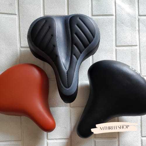 SADLE SADDLE SADEL HITAM KARET MINI 20/24/26”Sadel Jok Dudukan Sepeda Mini CTB Lipat Folding MINI MO