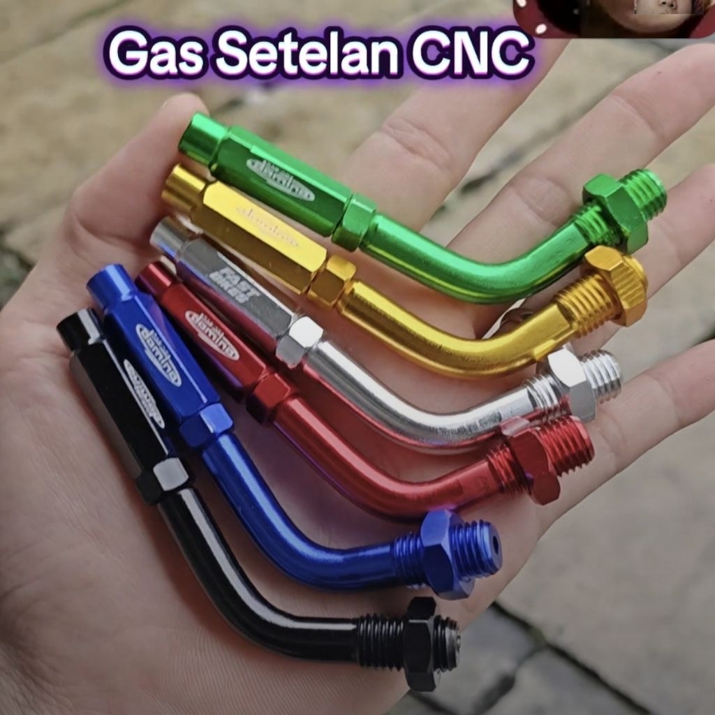 SETELAN GAS SPONTAN L DOMINO MOTOR UNIVERSAL CNC