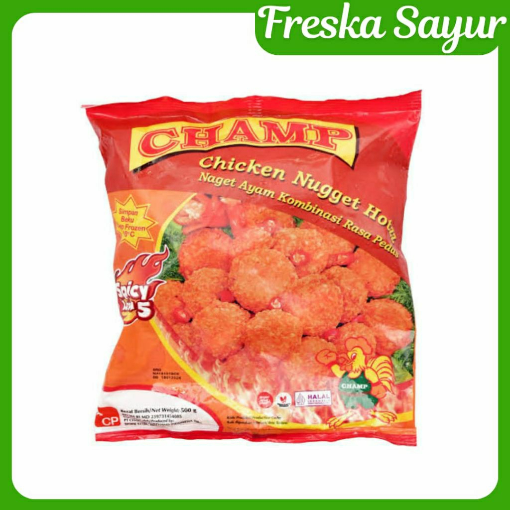 

Champ Chicken Nugget Hotzz Level 5 450 gr