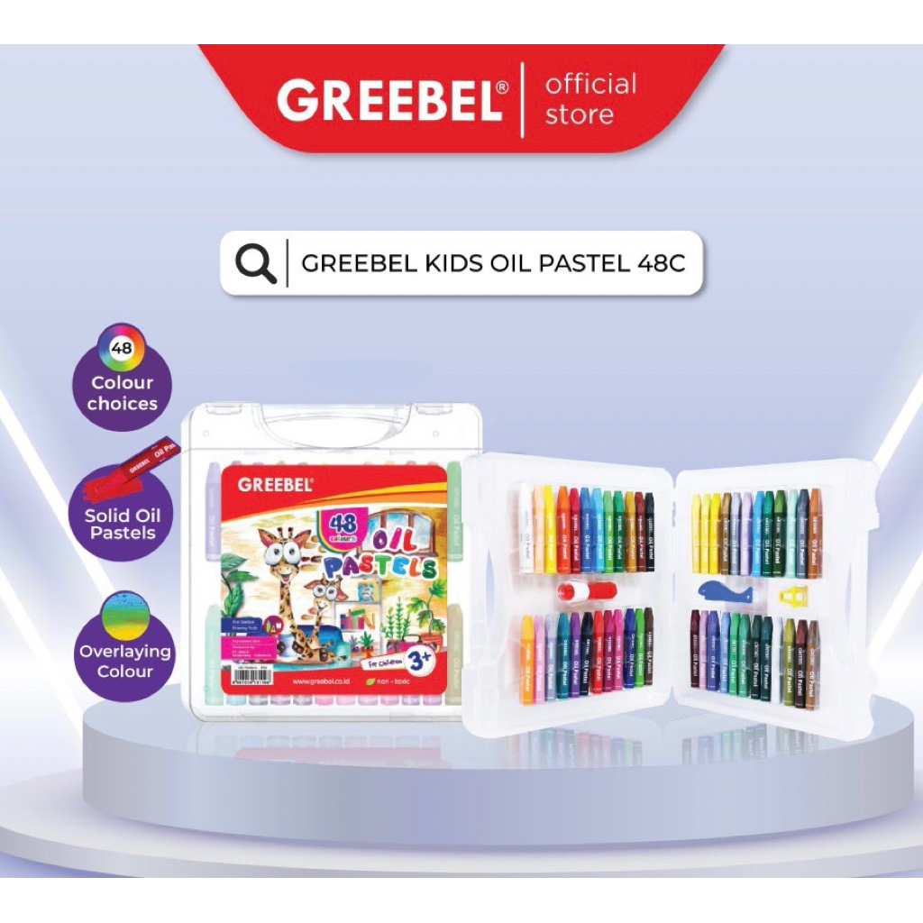

Krayon Greebel 48 Warna | Pastels Oil