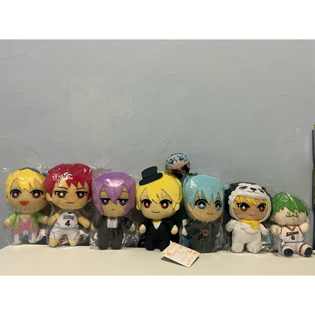 [KUROBAS] READY STOCK OFFICIAL Boneka Tomonui Nitotan Kuroko no Basuke Kuroko Akashi Murasakibara Ki