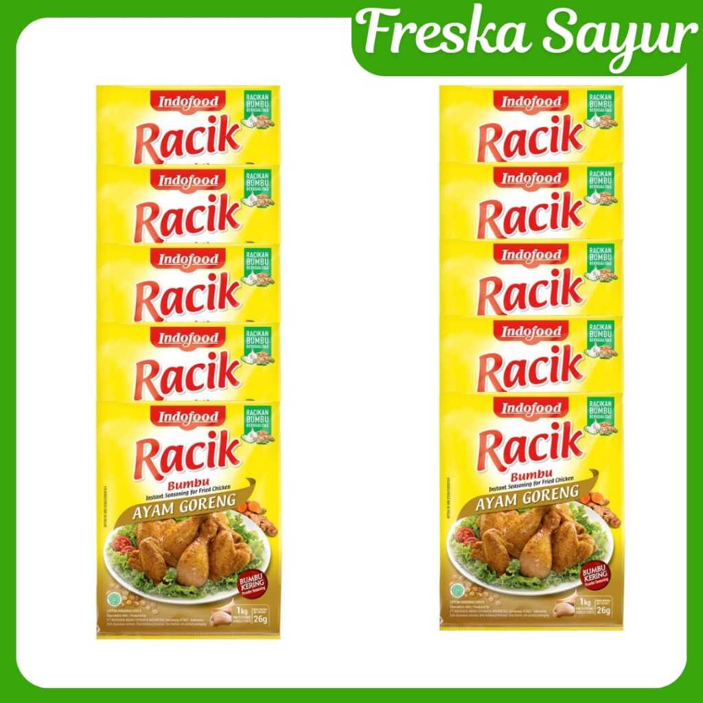

Racik Indofood Ayam Goreng 1 Renceng Isi 10