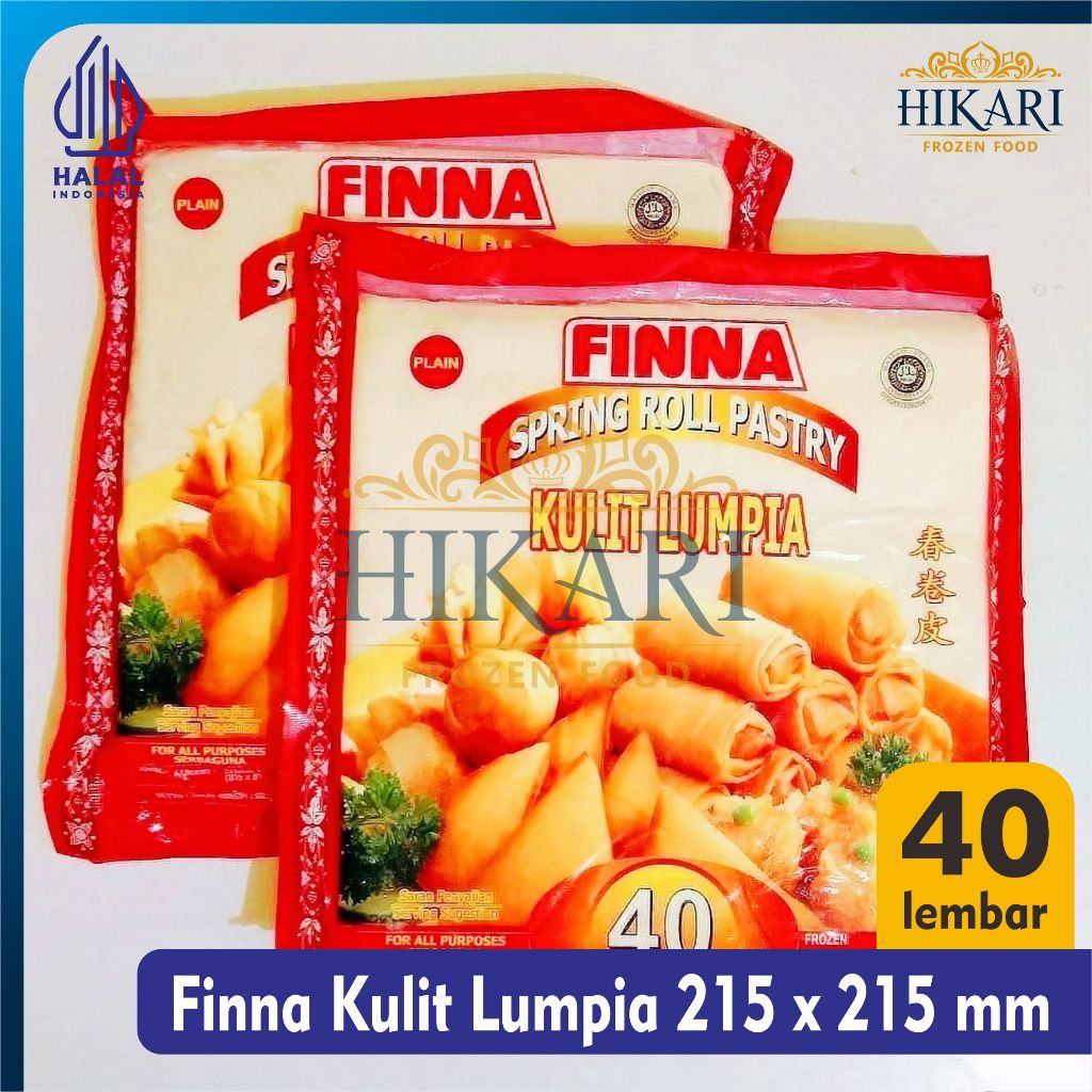 

Finna Spring Roll Pastry 40 Sheets - Kulit Lumpia 550gr