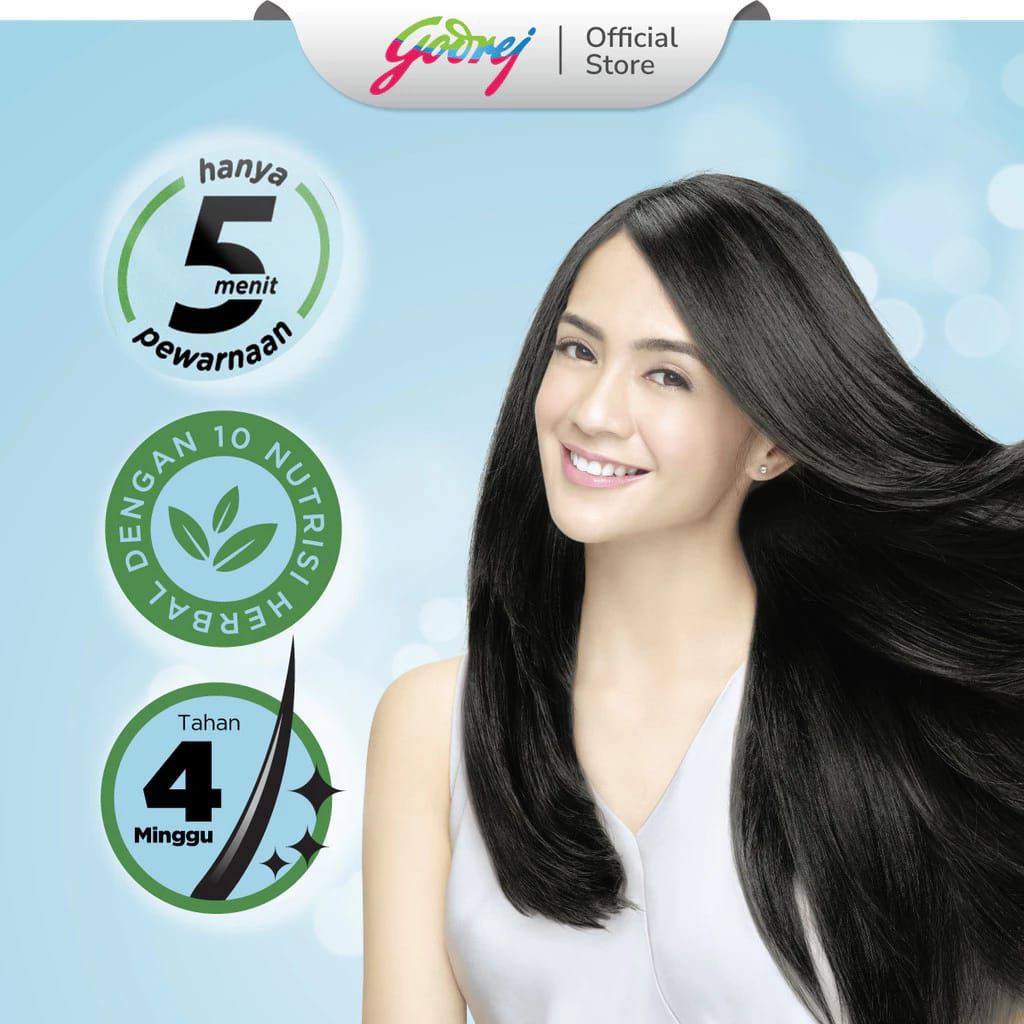 Nyu Henna Shampoo Hair Colour Natural Black Box