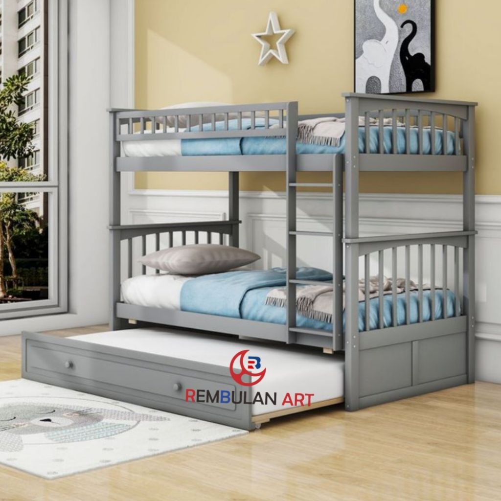 TEMPAT TIDUR ANAK TINGKAT 3 TEMPAT TIDUR ANAK BED 3
