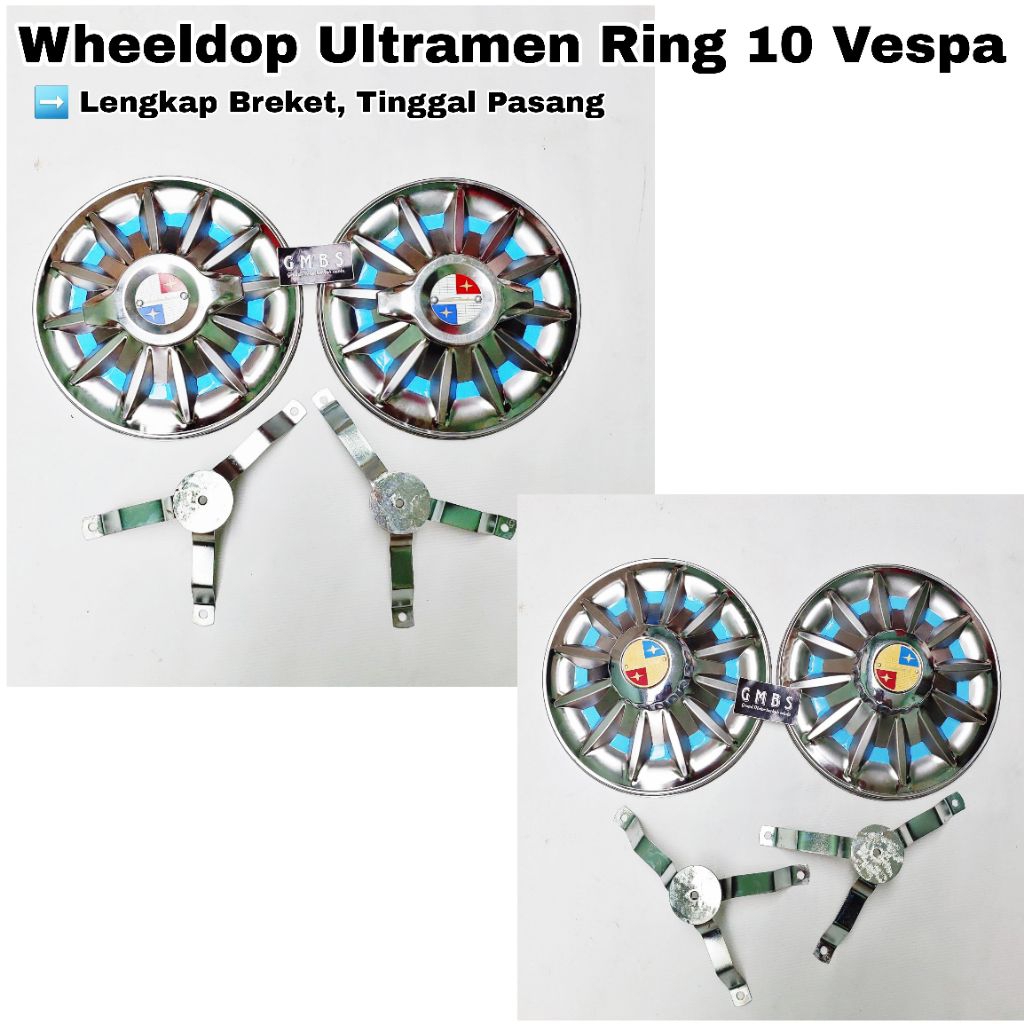 Wheeldop Ultraman Ultramen Ring 10 Vespa VGLA VGLB Kongo GS Sprint Veloce Bagol PTS SS90