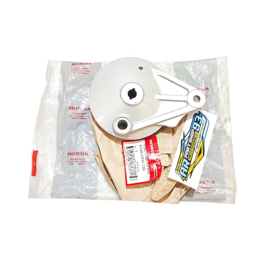 TUTUP TROMOL BELAKANG KARISMA, REVO, SUPRA X125 FI ORIGINAL NEW AHM HONDA 100% 43100-KPH-700