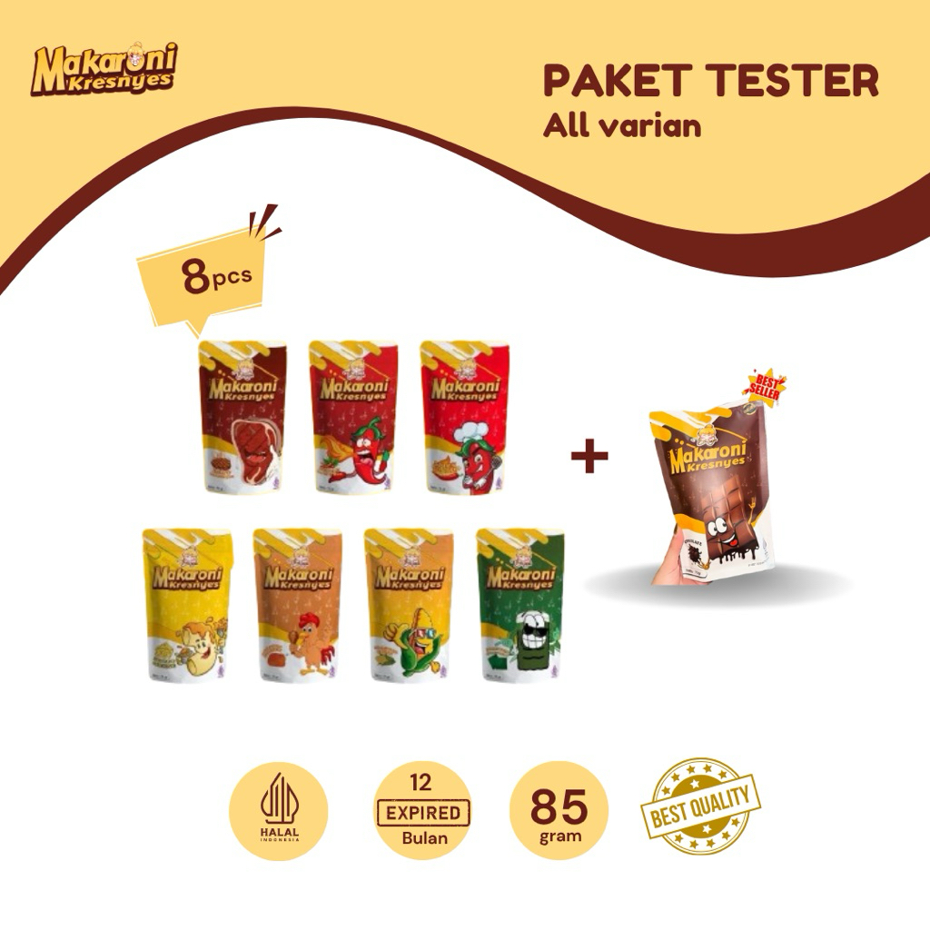 

MAKNYES Paket Tester - All varian 8pcs