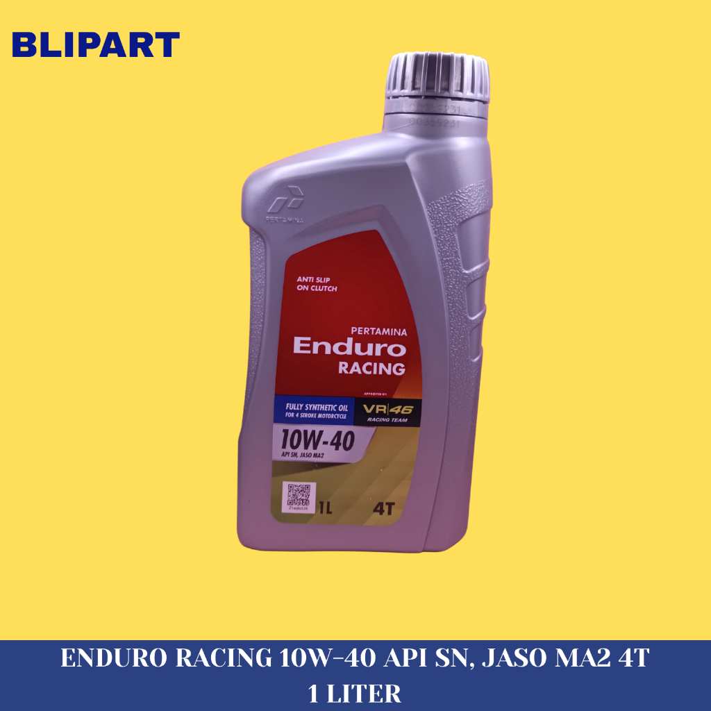 OLI ENDURO RACING 10W-40 API SN, JASO MA2 4T 1 LITER