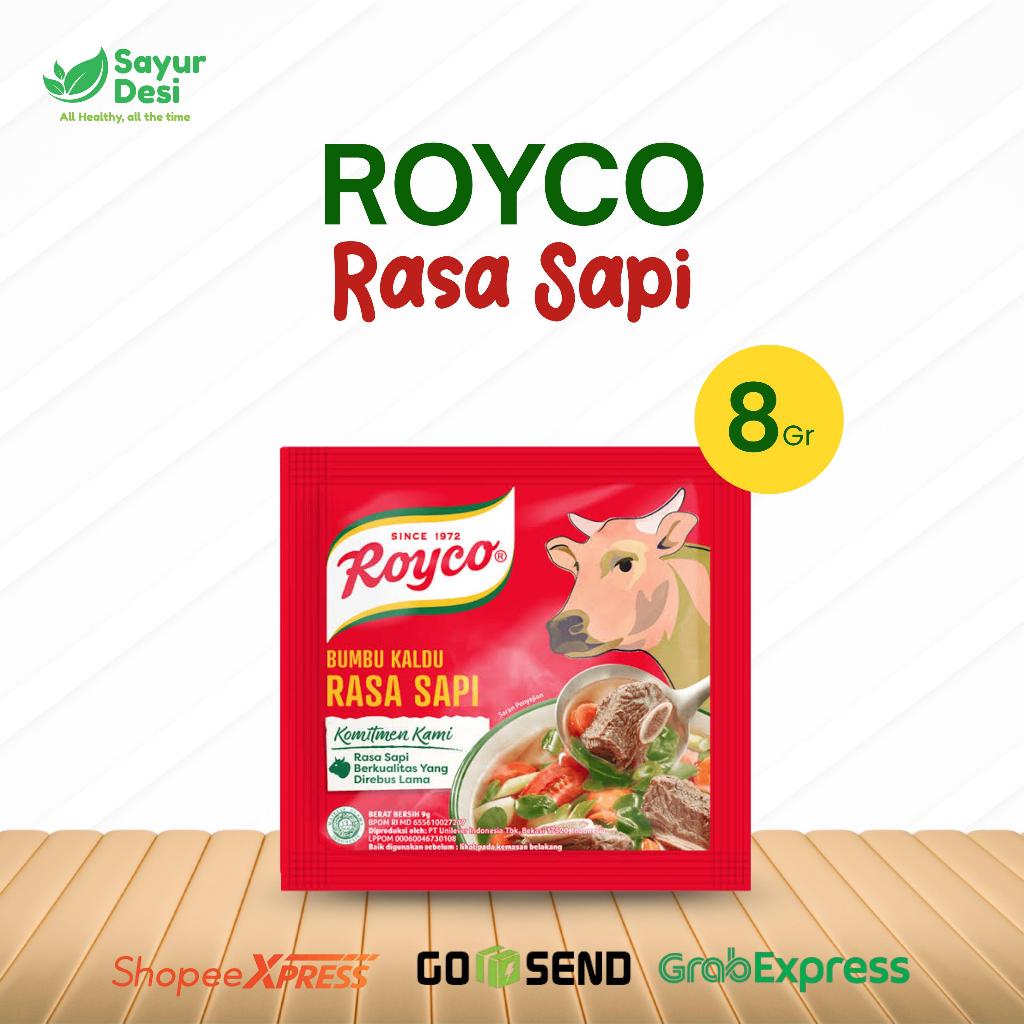 

Royco Kaldu Sapi Dan Ayam 8 Gram Sayur Desi
