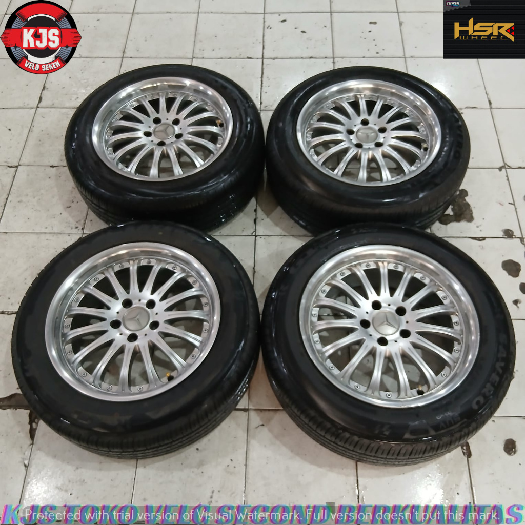 JUAL VELG RACING SECOND MODEL ORIGINAL MERCY RING 17 PCD 5X112 COCOK BANGET BUAT MOBIL INNOVA MERCY 