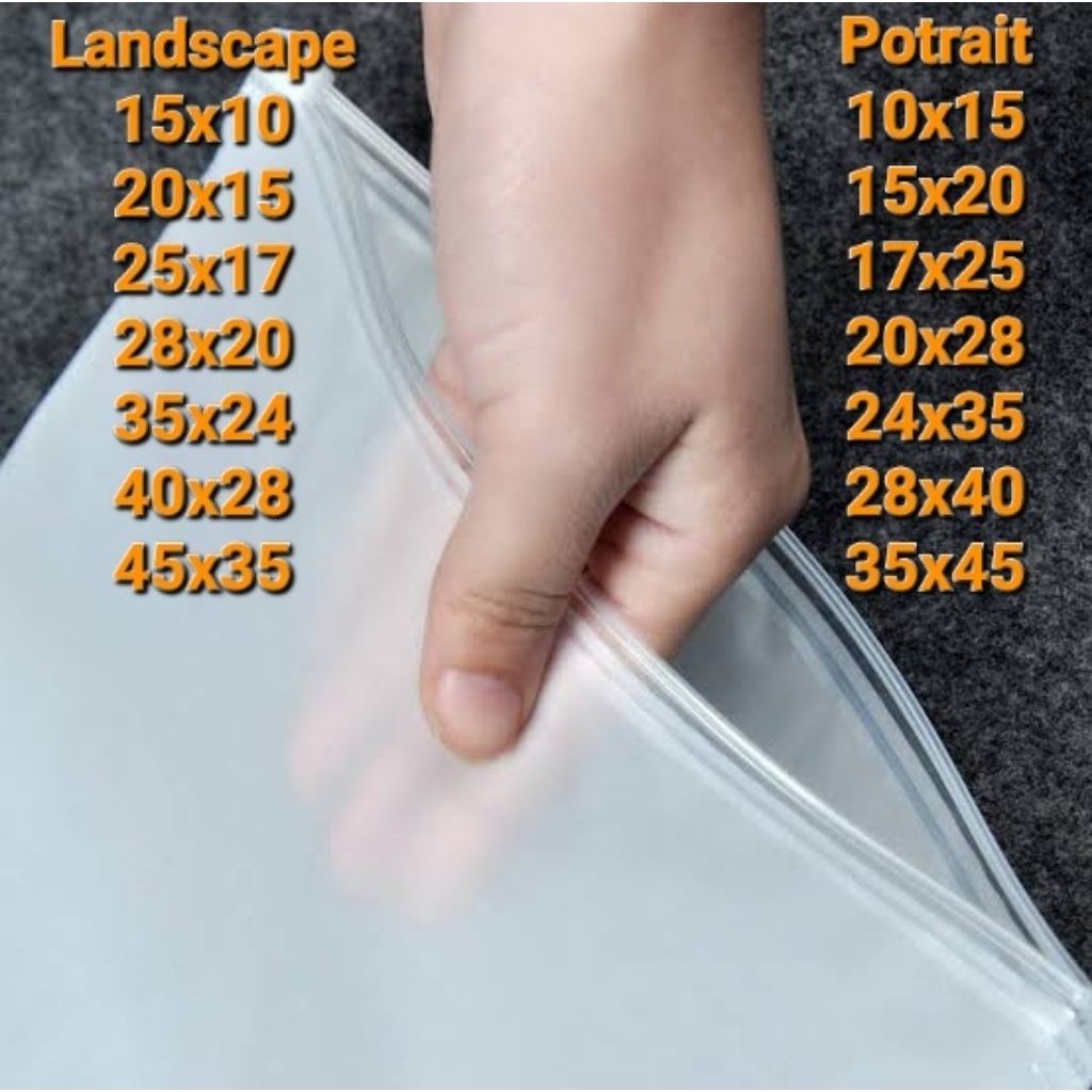 Zipper Bag Polos Organizer Bag, Plastik Mika Import