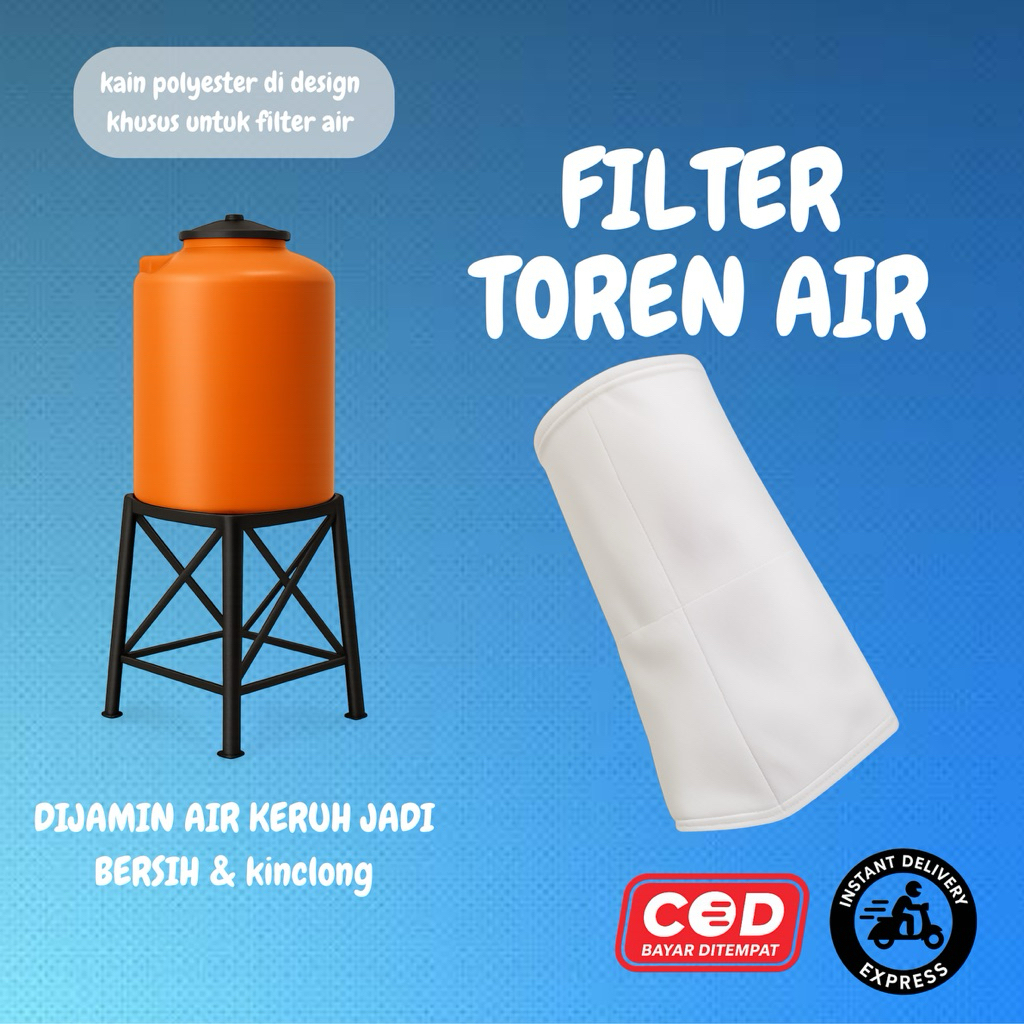 FILTER TOREN AIR kain filter bag polyester